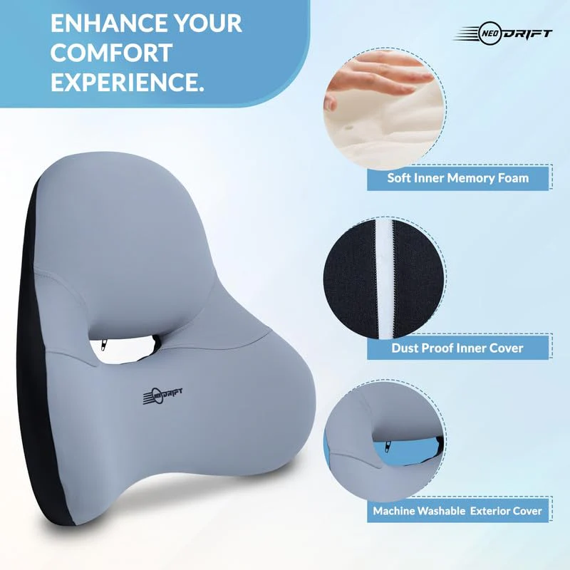 Neodrift COMBOS 'Neo-Kit' for Neck Support & Back Support in Car/Office Seat - Image 81