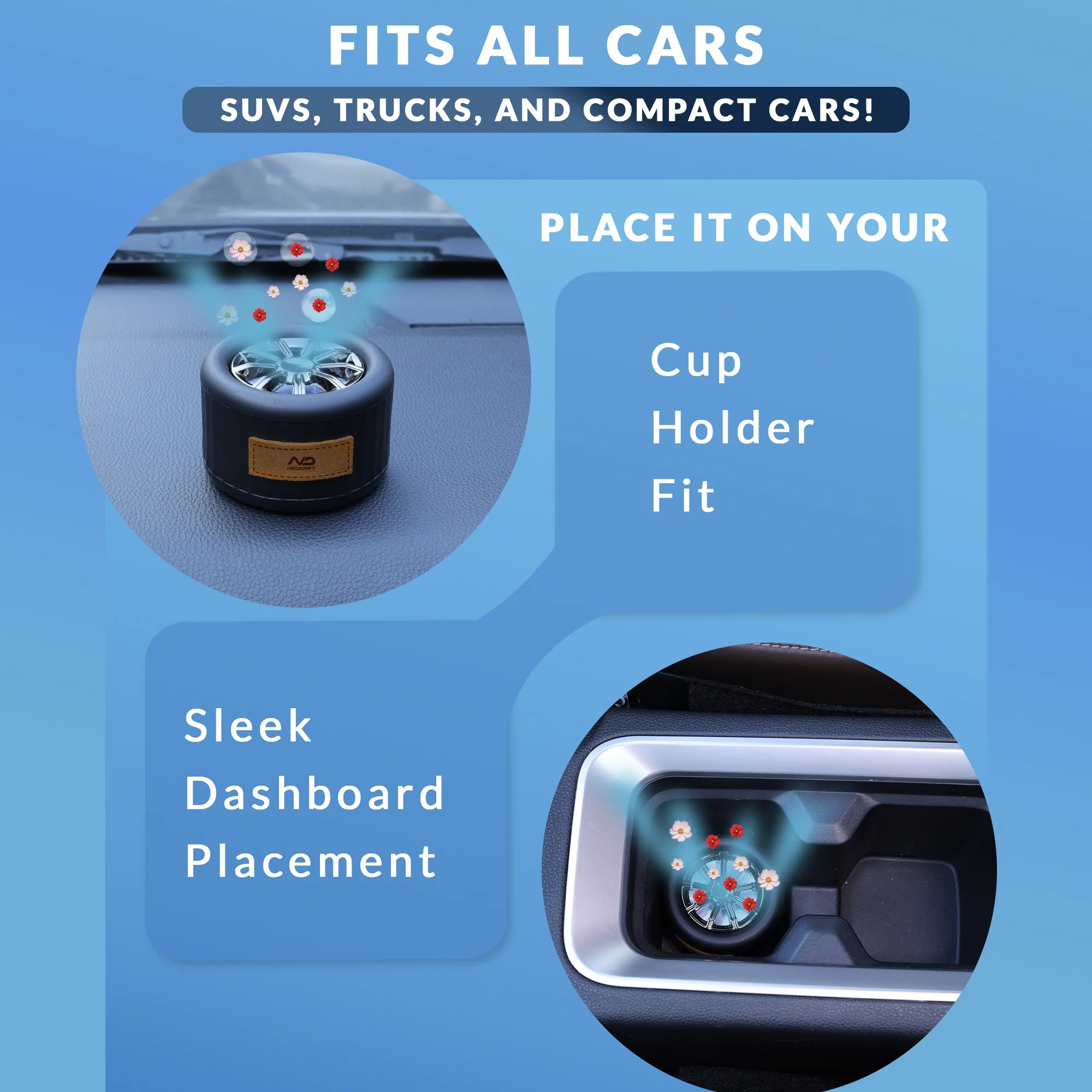 Neodrift 'NeoWheel' Air Freshener Perfume (Car, Home, Office) - Image 6
