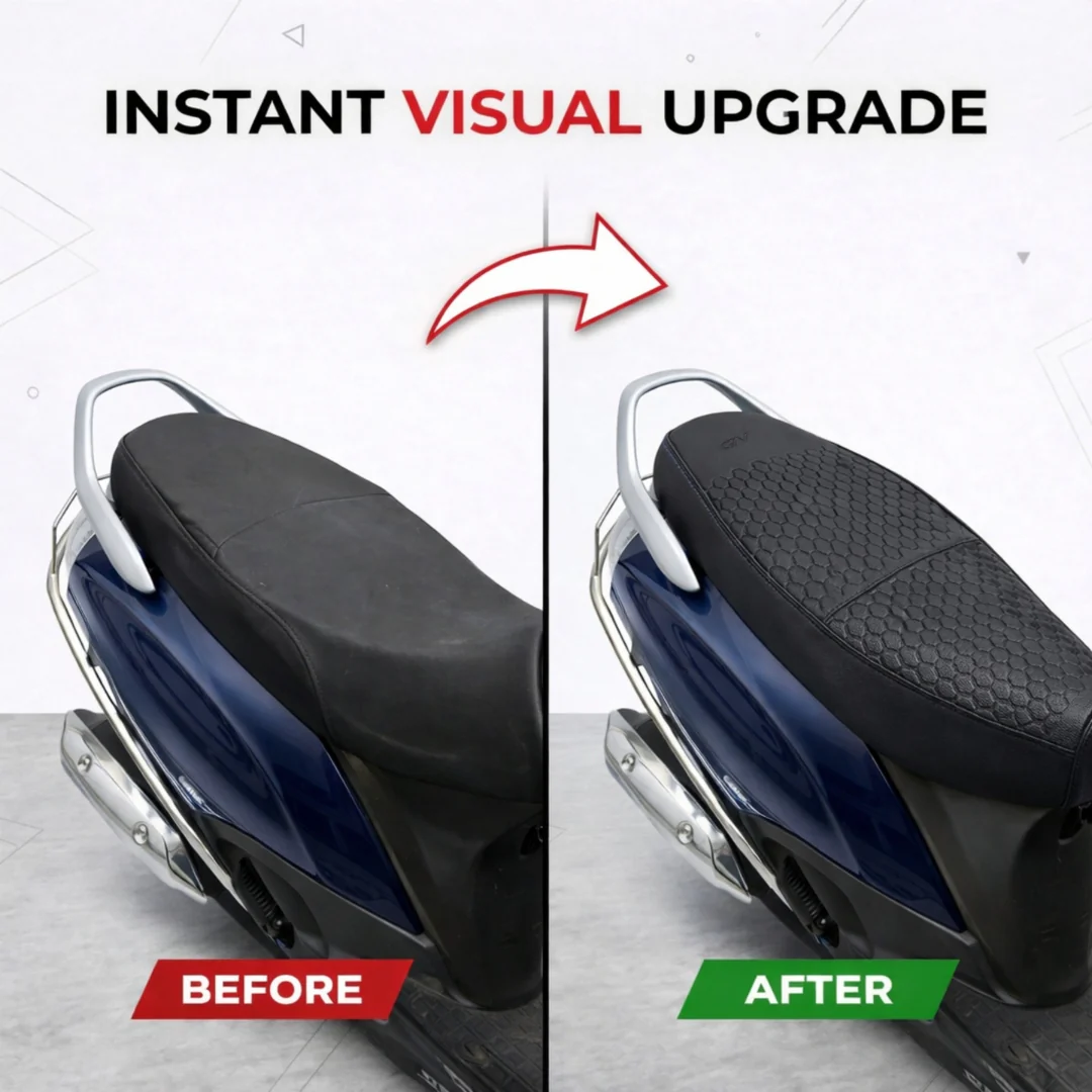Neodrift Premium Scooty Seat Cover - Ather 450 | Easy Fit | Nappa Art Leather - Image 24