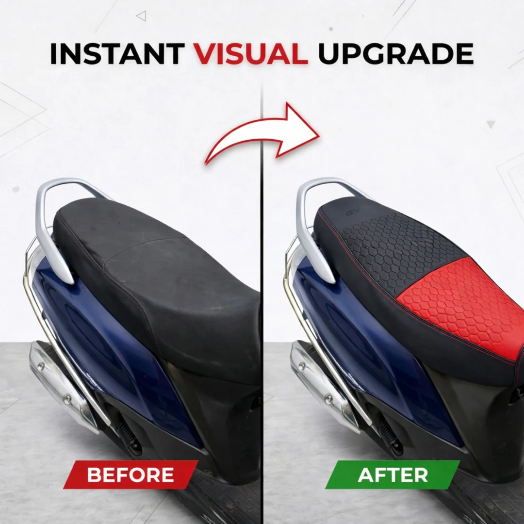 Neodrift Premium Scooty Seat Cover - Ather 450 | Easy Fit | Nappa Art Leather - Image 3