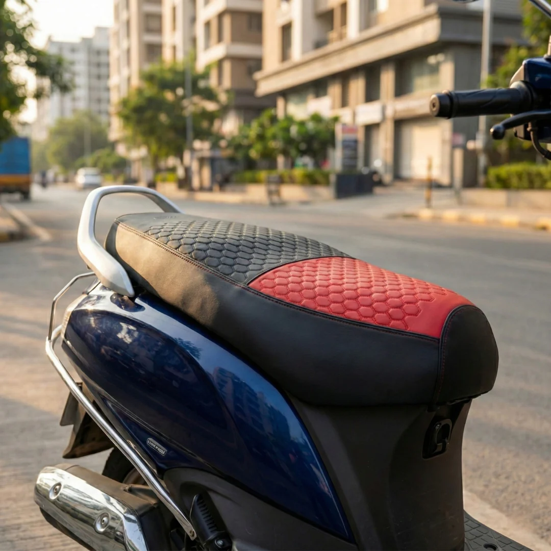 Neodrift Premium Scooty Seat Cover - Ather 450 | Easy Fit | Nappa Art Leather - Image 7