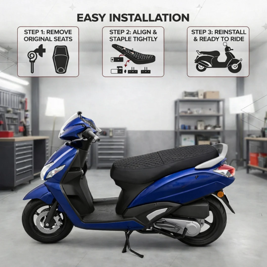 Neodrift Premium Scooty Seat Cover - Ampere Magnus | Easy Fit | Nappa Art Leather - Image 27