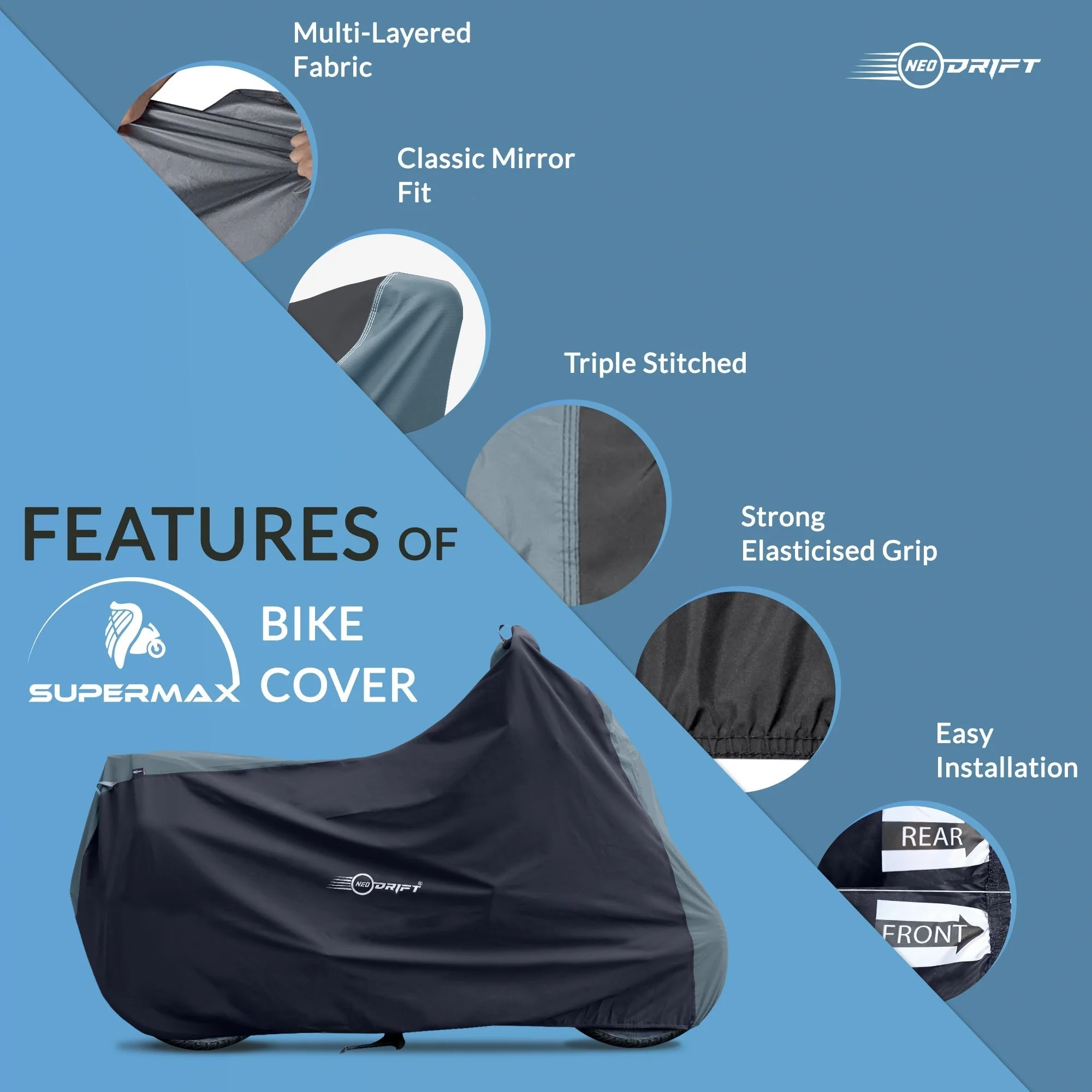 Neodrift Bike Cover for TVS Radeon - Image 67
