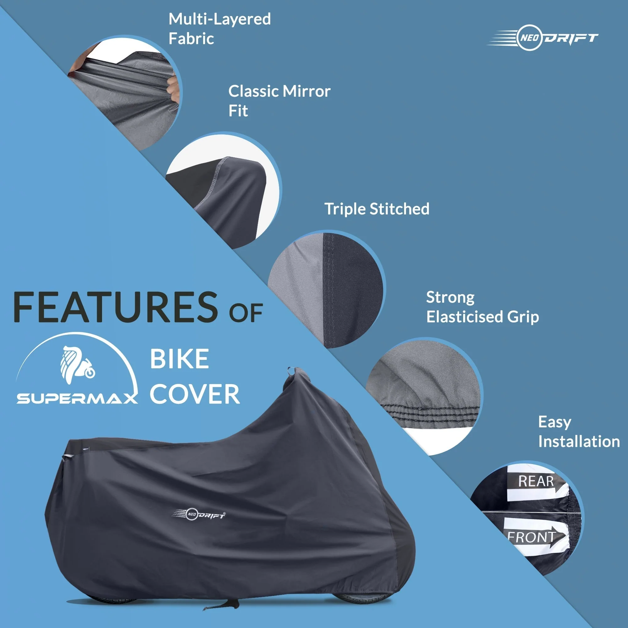 Neodrift Bike Cover for TVS Radeon - Image 75