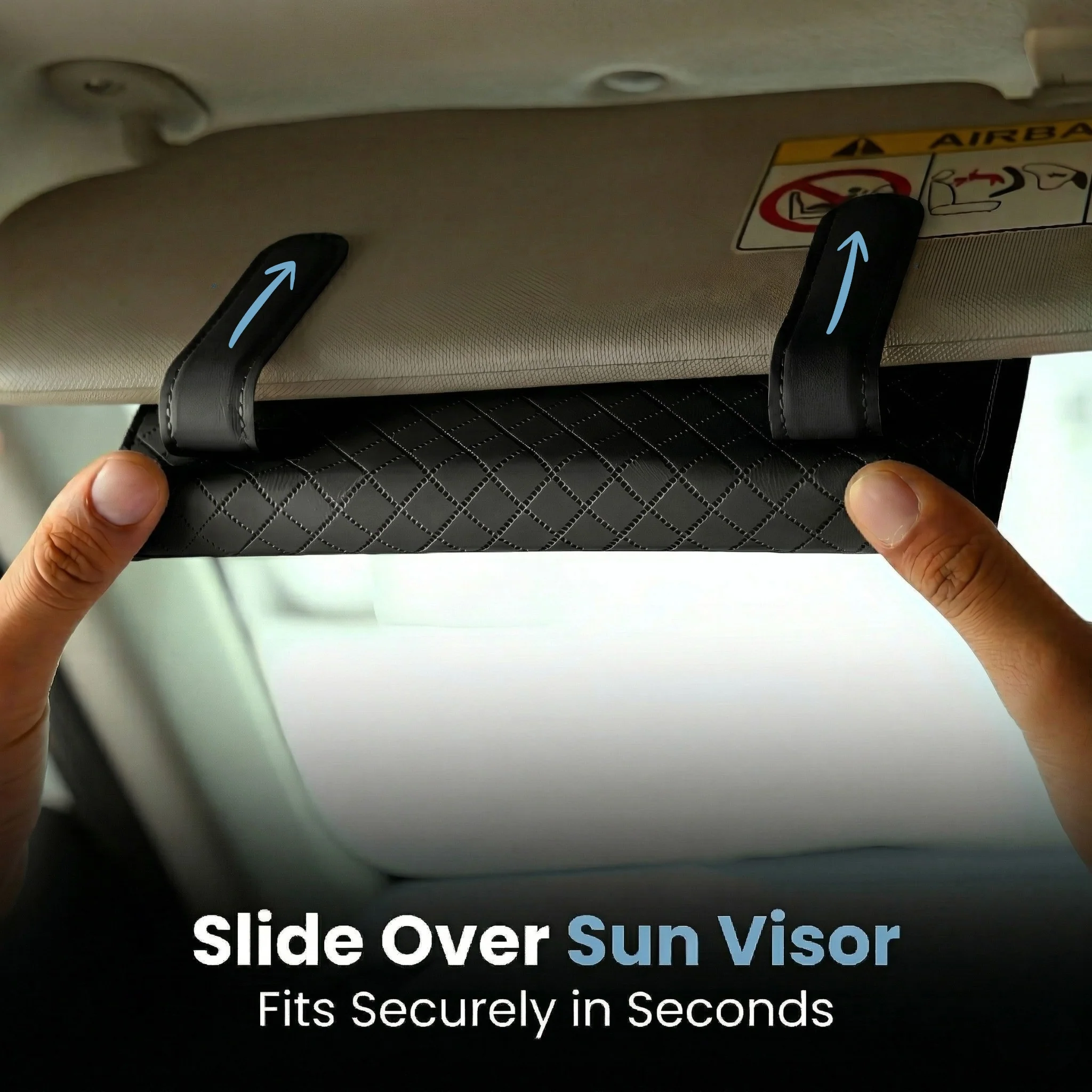 NEODRIFT 'TissueClip' Car Sun Visor Tissue Holder with 100 Pulls | Rectangular Tissue Dispenser | Car Tissue Box Holder | Easy Clip Sun Visor Napkin Holder - Image 14